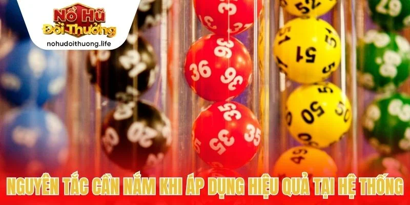 Nguyên tắc cần nắm khi áp dụng hiệu quả tại hệ thống